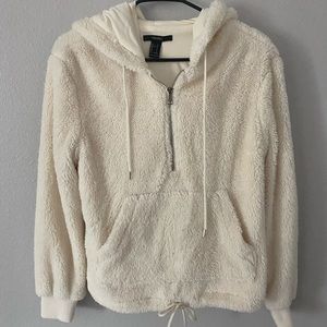 NWOT! F21 Ivory teddy Sweatshirt!